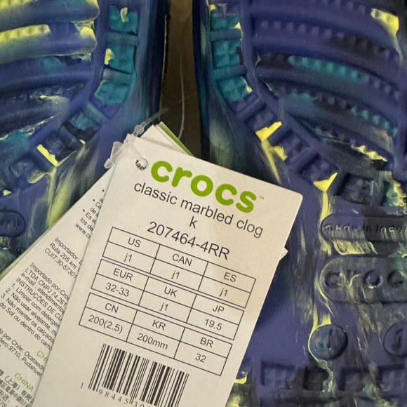 Crocs Kids' Classic Marbled Clog - Picture 9 of 10